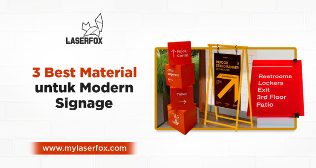 Image of 3 Best Material untuk Modern Signage
